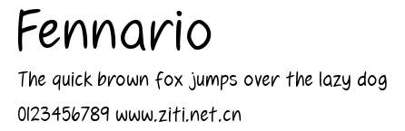 Fennario.ttf字體轉換器圖片