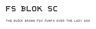 FS Blok SC.ttf字體轉換器圖片