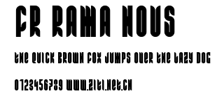 FR Rama Nous.otf字體轉換器圖片