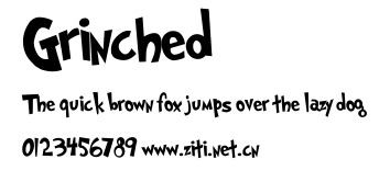 Grinched.ttf字體轉換器圖片