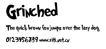 Grinched.ttf字體轉換器圖片