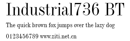 Industrial736 BT.ttf