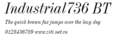Industrial736 BT.ttf