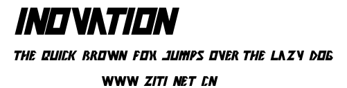 INOVATION.ttf字體轉換器圖片