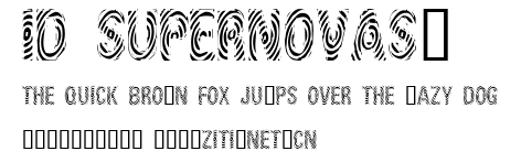 ID SupernovaSW.ttf字體轉換器圖片