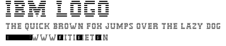 IBM Logo.ttf字體轉換器圖片