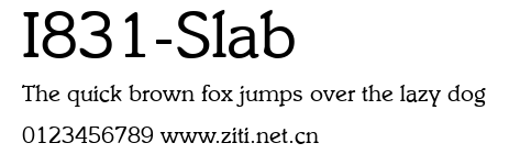 I831-Slab.ttf字體轉換器圖片