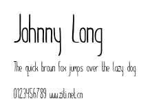 Johnny Long.ttf字體轉換器圖片