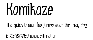 Komikaze.ttf