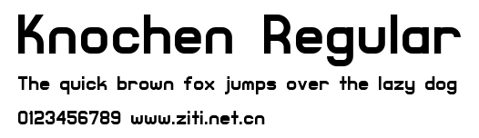 Knochen Regular.ttf字體轉換器圖片