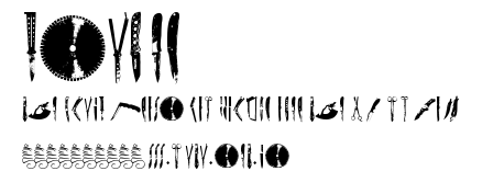 Knives.ttf字體轉換器圖片