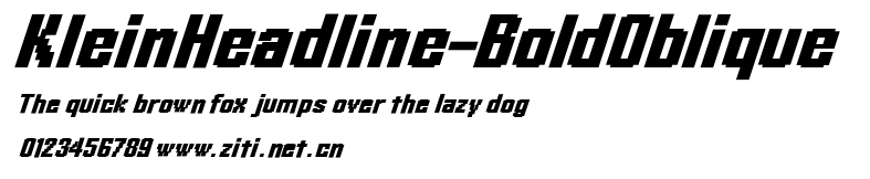 KleinHeadline-BoldOblique.ttf