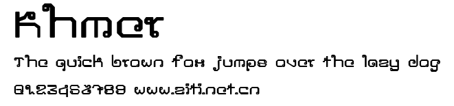 Khmer.ttf字體轉換器圖片