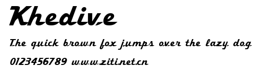 Khedive.ttf字體轉換器圖片