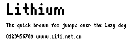 Lithium.ttf字體轉換器圖片