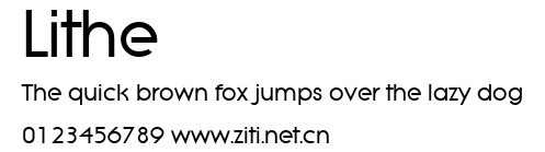 Lithe.ttf字體轉換器圖片