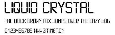 Liquid Crystal.otf字體轉換器圖片