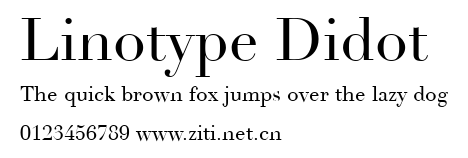 Linotype Didot.ttf字體轉換器圖片