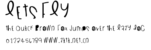 LetsFly.ttf字體轉換器圖片