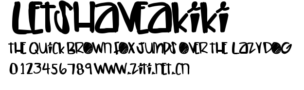 LetsHaveAKiki.ttf字體轉換器圖片