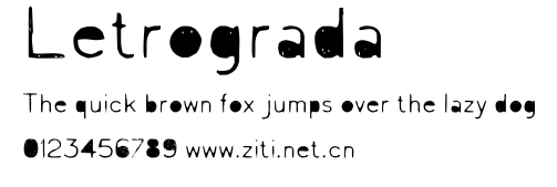Letrograda.ttf字體轉換器圖片