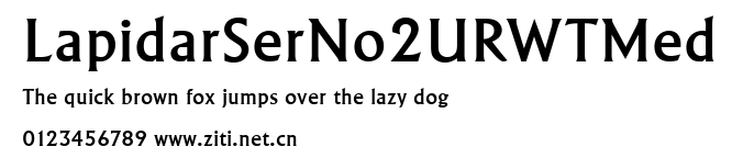 LapidarSerNo2URWTMed.ttf字體轉換器圖片