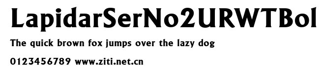 LapidarSerNo2URWTBol.ttf字體轉換器圖片