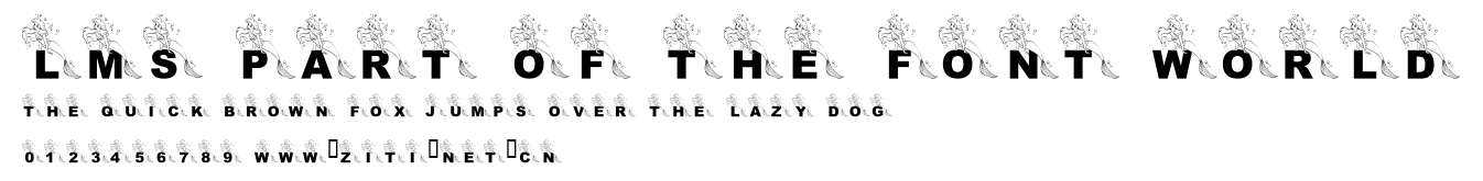 LMS Part Of The Font World.ttf字體轉換器圖片