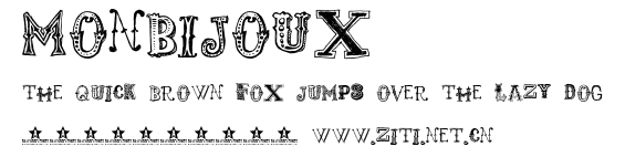 monbijoux.ttf字體轉換器圖片