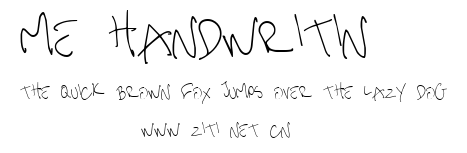 me handwritin.ttf字體轉換器圖片