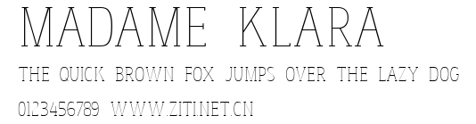 madame klara.ttf字體轉換器圖片