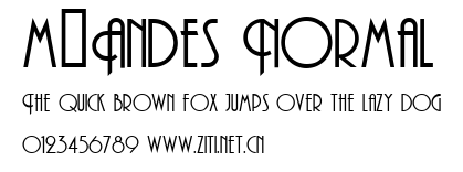 m_Andes Normal.ttf字體轉換器圖片