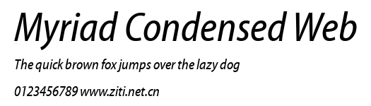 Myriad Condensed Web.ttf