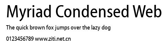 Myriad Condensed Web.ttf