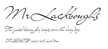 Mr Lackboughs.ttf字體轉換器圖片
