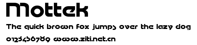 Mottek.ttf字體轉換器圖片