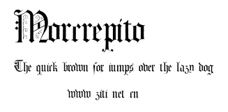 Morcrepito.ttf字體轉換器圖片