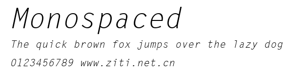 Monospaced.ttf字體轉換器圖片