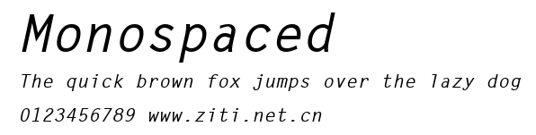 Monospaced.ttf字體轉換器圖片