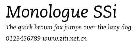 Monologue SSi.ttf字體轉換器圖片