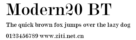 Modern20 BT.ttf