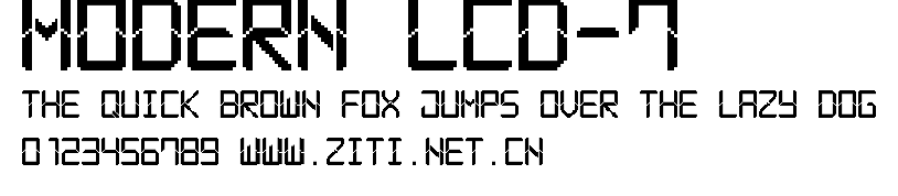 Modern LCD-7.ttf