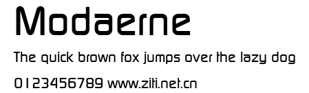 Modaerne.ttf字體轉換器圖片