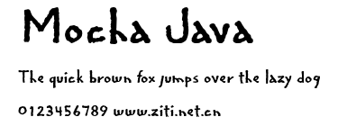 Mocha Java.ttf字體轉換器圖片