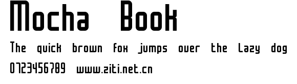 Mocha Book.ttf字體轉換器圖片