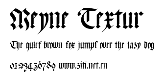 Meyne Textur.ttf字體轉換器圖片