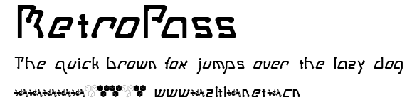 MetroPass.ttf字體轉換器圖片
