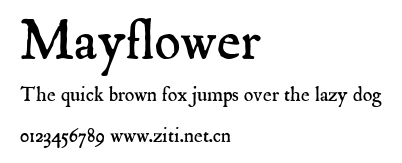 Mayflower.ttf字體轉換器圖片