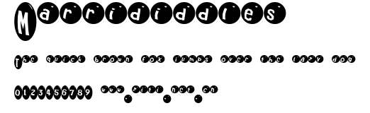 Marrididdles.ttf字體轉換器圖片
