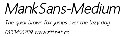 MankSans-Medium.ttf字體轉換器圖片